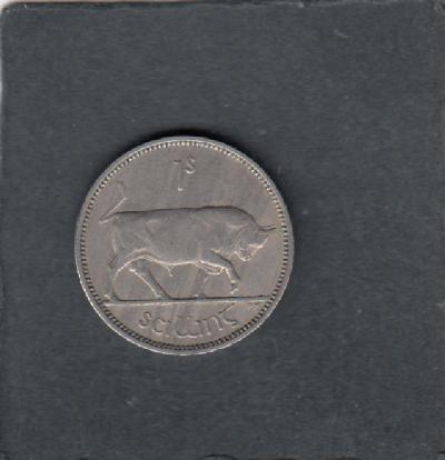 Beschrijving: 1 Shilling  COW